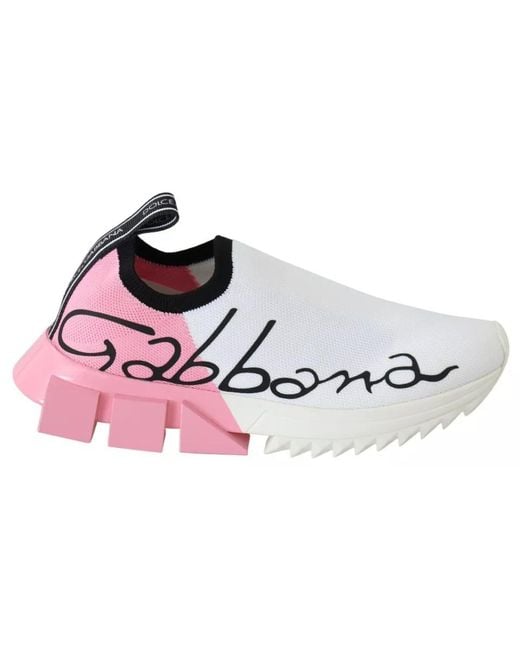 Dolce & Gabbana Black Logo Sorrento Sneakers Shoes