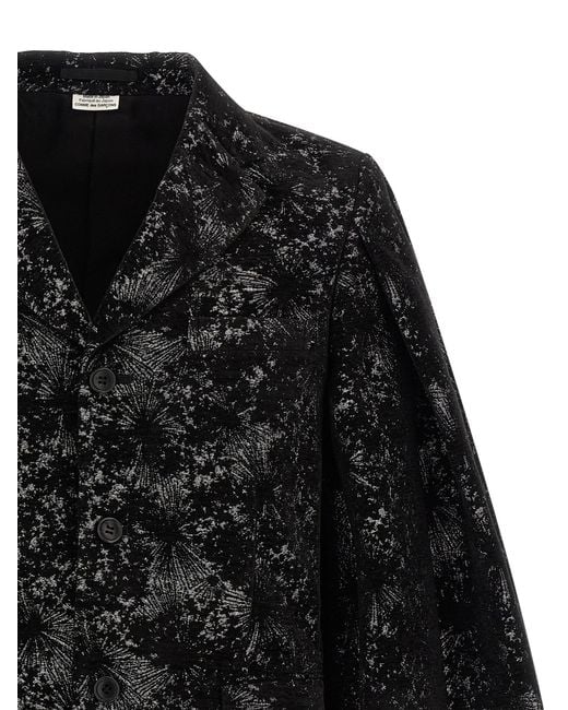 Comme des Garçons Black Polyester Blazer for men