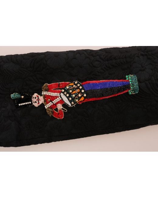 Dolce & Gabbana Black Dolce Gabbana Brocade Blazer Jacket