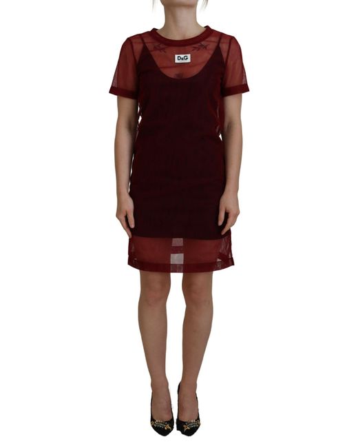 Dolce & Gabbana Black Mini Shift Dres