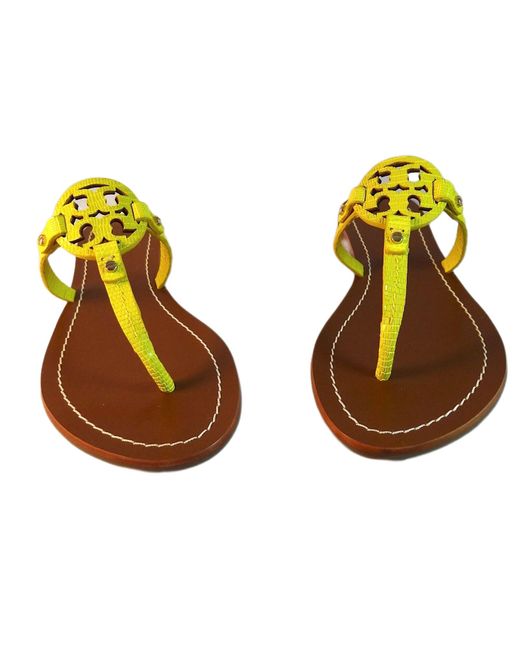 tory burch mini miller flat sandal