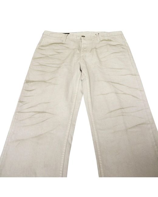 Gucci Natural Dirty Washed Casual Pants (G 46 30 Us) for men