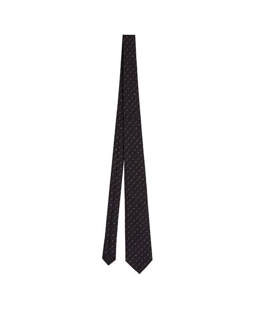 Givenchy White Silk Tie for men