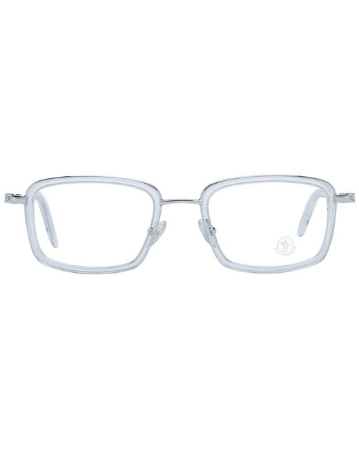 Moncler Metallic Metal & Plastic Glasses (Frames) for men