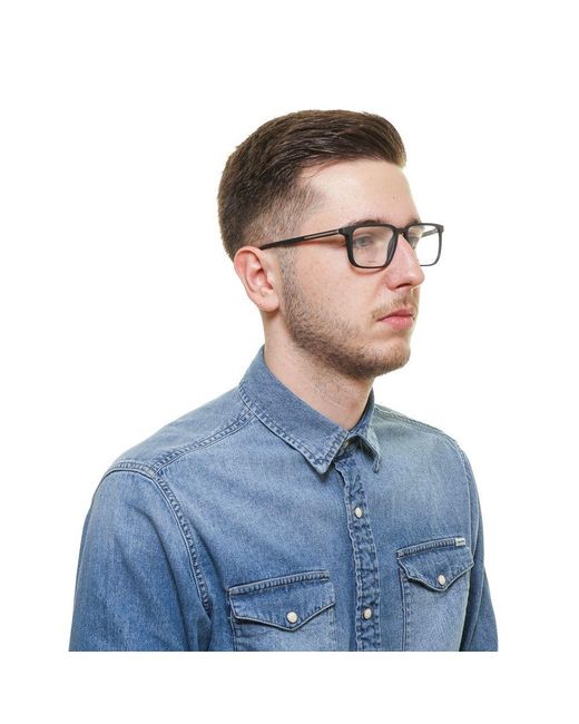 Porsche Design Black Plastic Glasses (Frames) for men