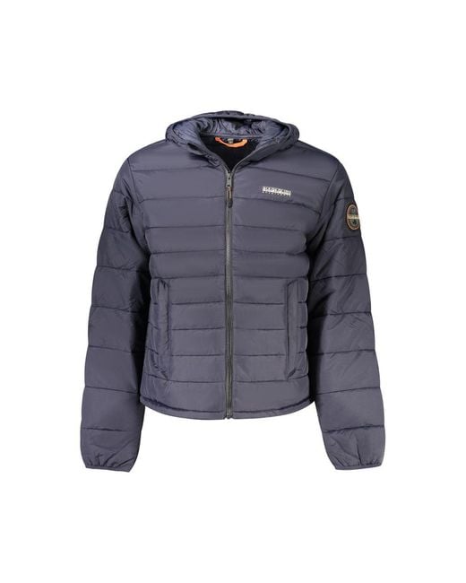 Napapijri Blue Polyamide Jacket for men