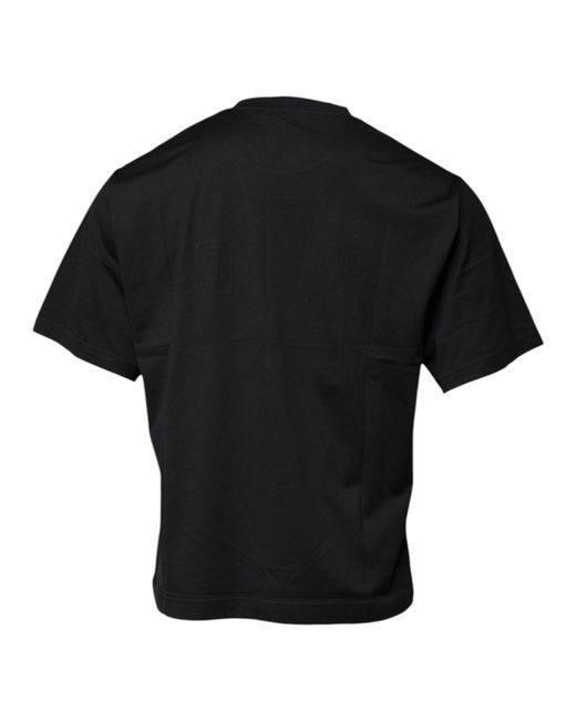 Dolce & Gabbana Black Dg Logo Tshirt Short Sleeves for men