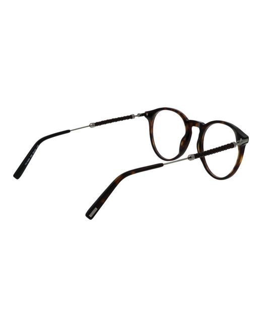 Tod's Black Brown Acetate Glasses (frames) for men
