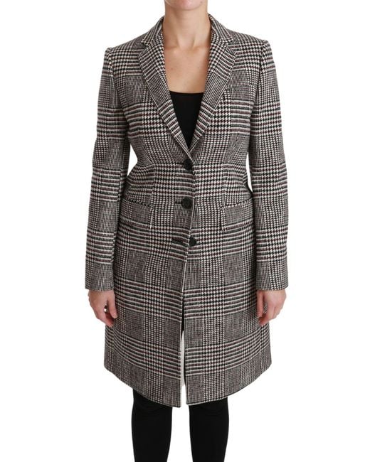 Dolce & Gabbana Gray Jackets & Coat