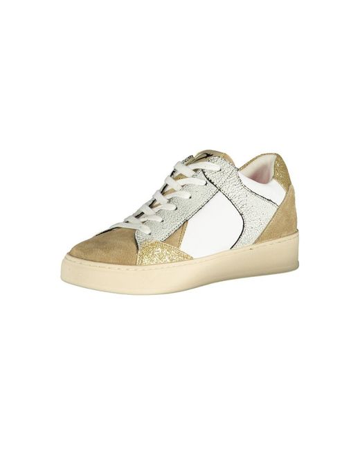 CafeNoir Metallic Polyurethane Sneaker