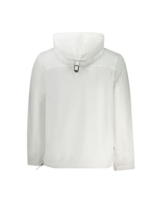 Napapijri White Polyamide Jacket for men