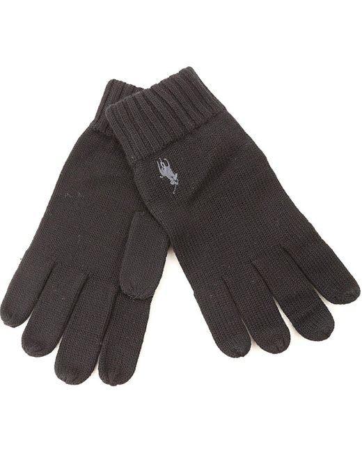 Polo Ralph Lauren Ralph Lauren Wool Gloves in Gray for Men | Lyst