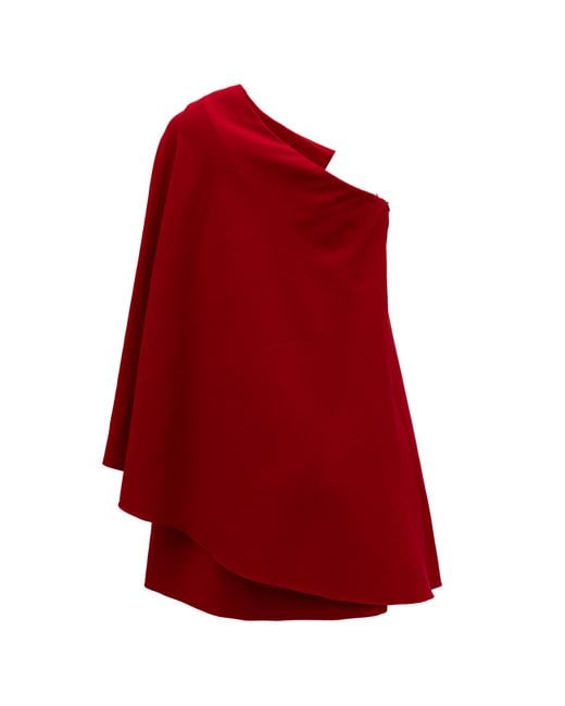 Valentino Garavani Red Deep Short Cocktail Dress