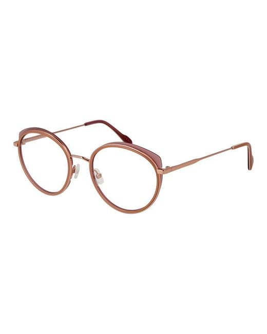 Andy Wolf Brown Metal Glasses (Frames)