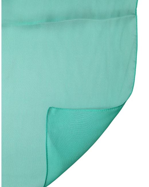 Dolce & Gabbana Green Stole Silk Neck Wrap Shawl Scarf for men