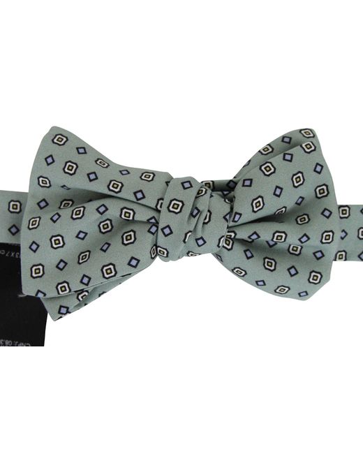 gucci print bow tie