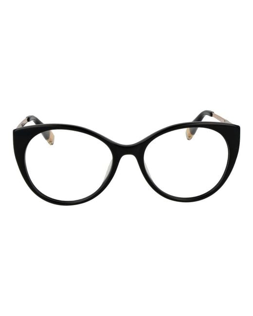 Furla Black Cellulose Acetate Glasses (Frames)