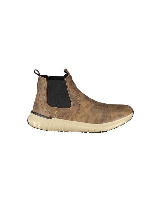 Lumberjack Brown Polyester Ankle Boots for men