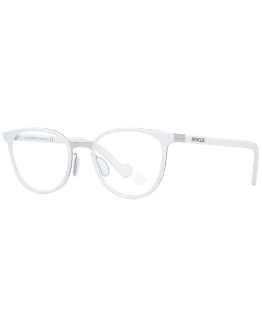 Moncler White Metal & Plastic Glasses (Frames)