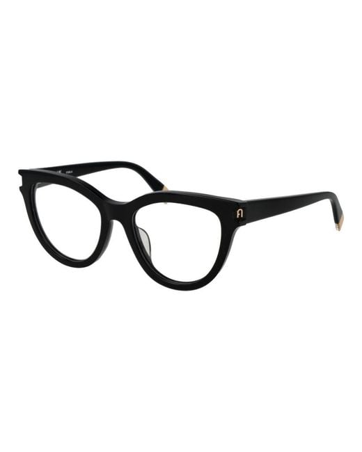 Furla Black Cellulose Acetate Glasses (Frames)