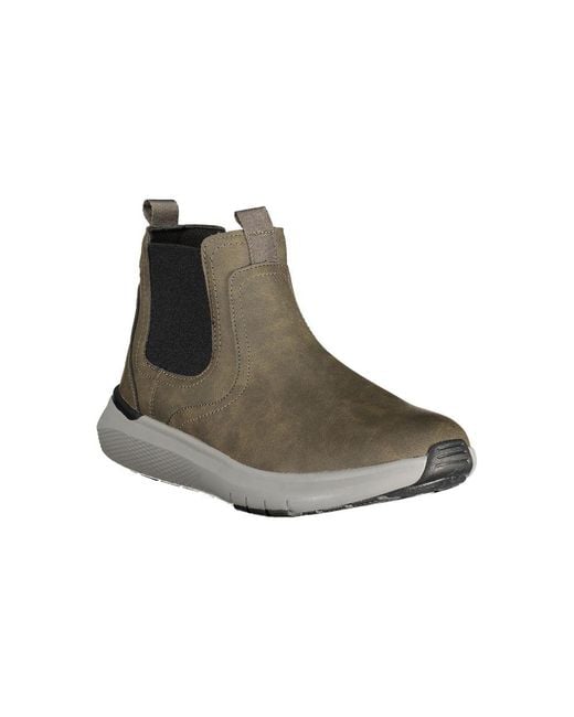 Lumberjack Brown Polyester Ankle Boots for men