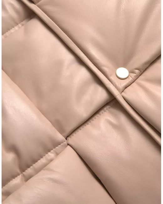Bottega Veneta Natural Padded Leather Vest Long Puffer Vest 681156V0Vh0 for men