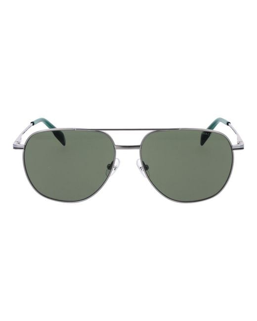 Hackett Green Metal Sunglasses for men