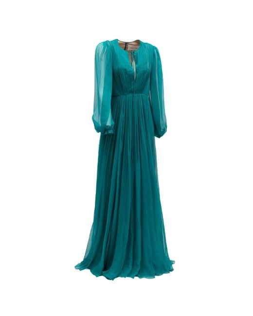 Valentino Garavani Green Long Cocktail Dress