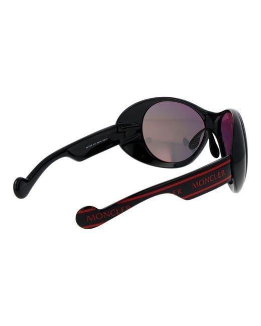 Moncler Red Plastic Sunglasses