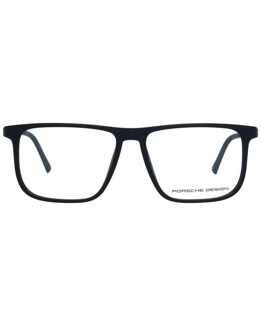 Porsche Design Black Plastic Glasses (Frames) for men