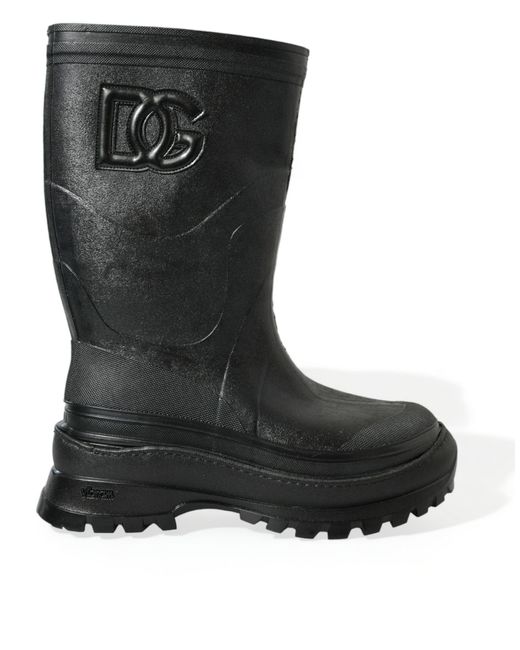 Bottes De Neige Dolce & Gabbana Carretto Homme - Taille 44 EU - Nylon Rembourré - Neuf Avec Emballage