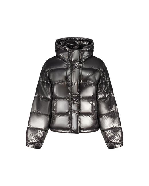 Calvin Klein Black Polyester Jacket