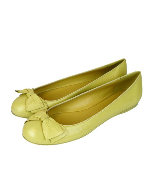 Bottega Leather Ballerina Ballet Flat 307908 9441 (40.5 Eu / 10.
