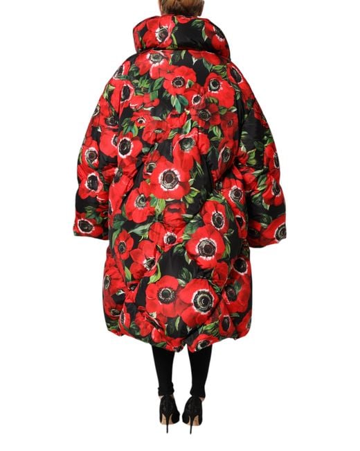 Dolce & Gabbana Red Winter Jackets
