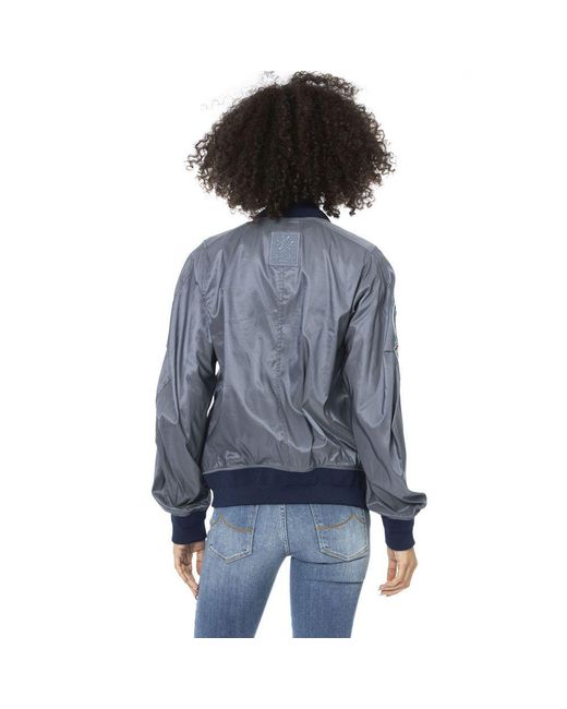 MR & MRS Blue Polyamide Jackets & Coat