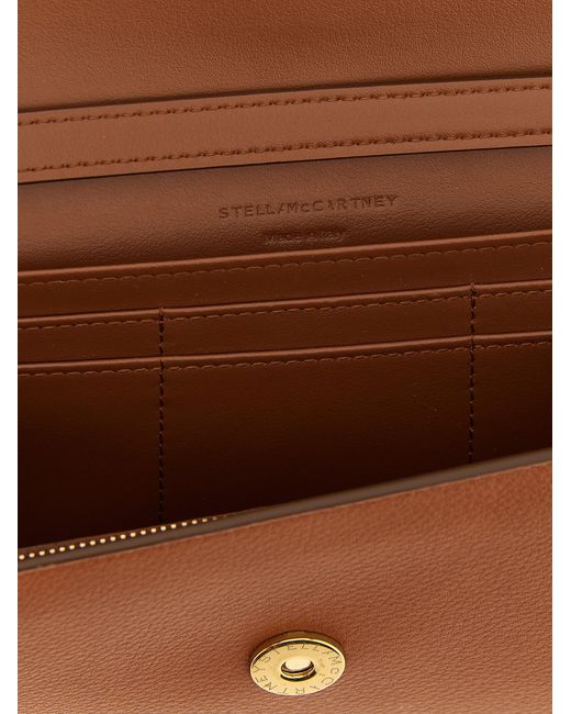 Stella McCartney Brown Ryder Wallet On Chain