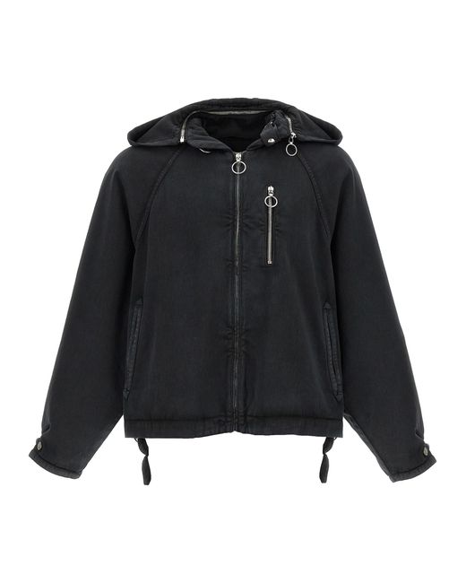 NAMACHEKO Black Cotton Shell Jacket for men