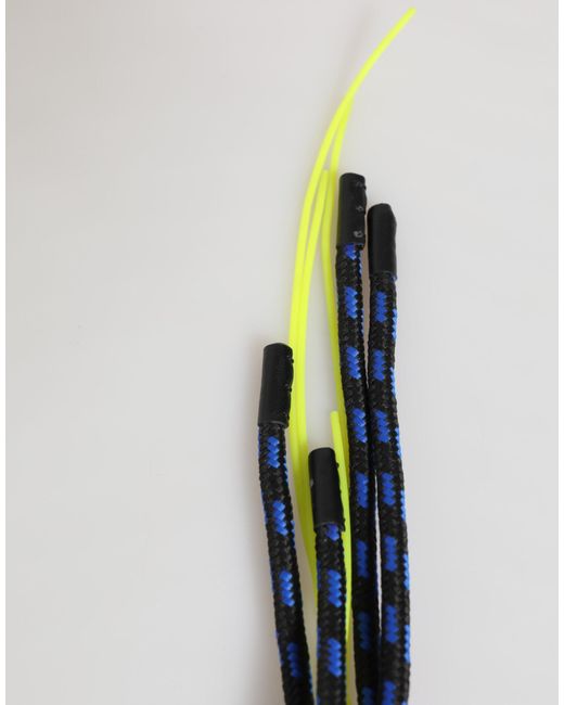 Dolce & Gabbana Blue Tape String Dg Logo Keychain Keyring for men