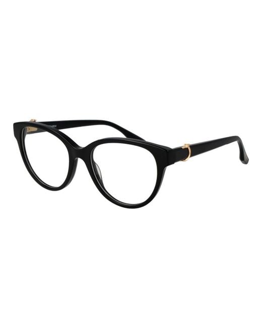 Trussardi Black Acetate Glasses (Frames)