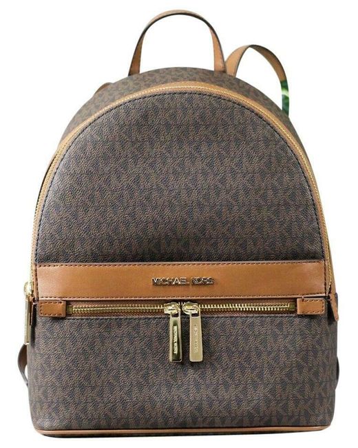 Michael Kors Kenly Medium Backpack in Brown Lyst