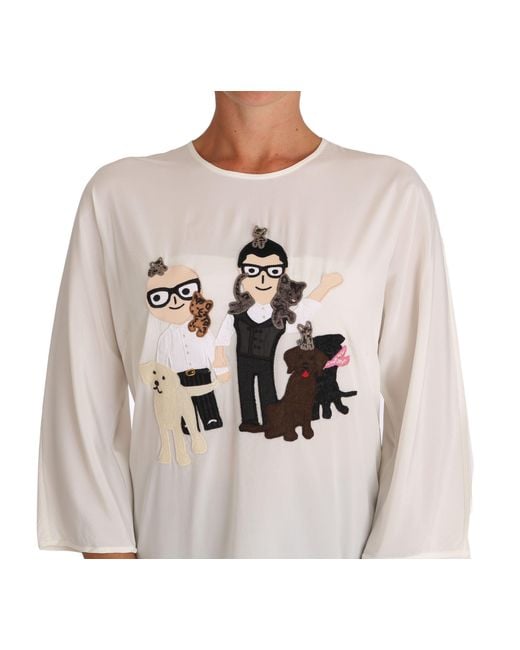 Dolce & Gabbana Gray Blouses