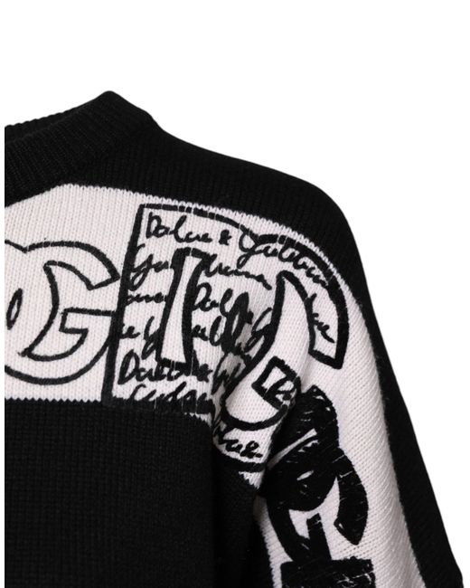 Dolce & Gabbana Black Logo Sweater