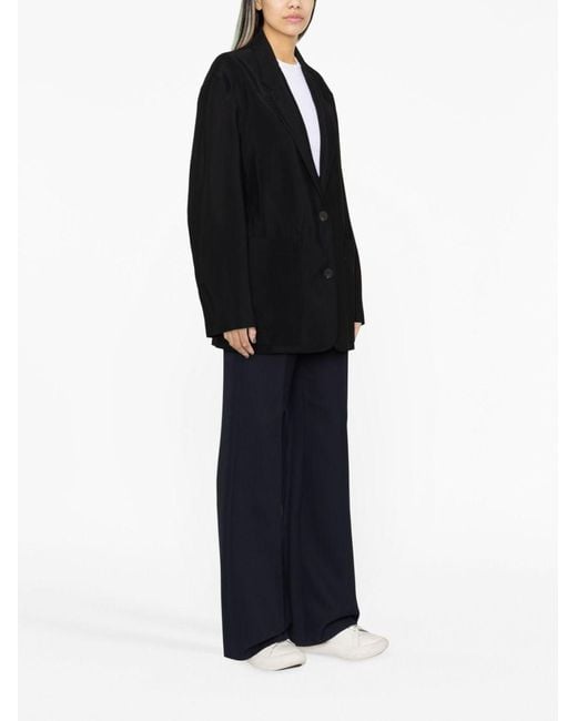 Studio Nicholson Black Conde Single-breasted Blazer