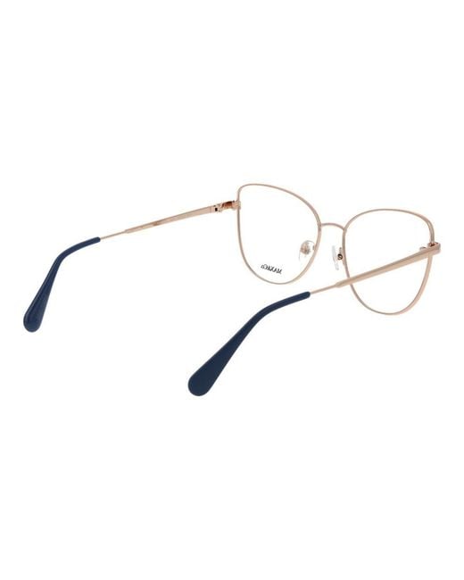 MAX&Co. Metallic Blue Metal Glasses (frames)