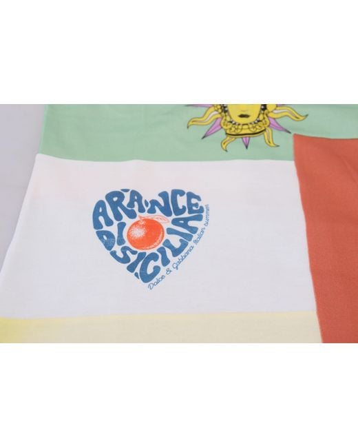 Dolce & Gabbana Multicolor Dg Love Colorblock Tee Tsh8068