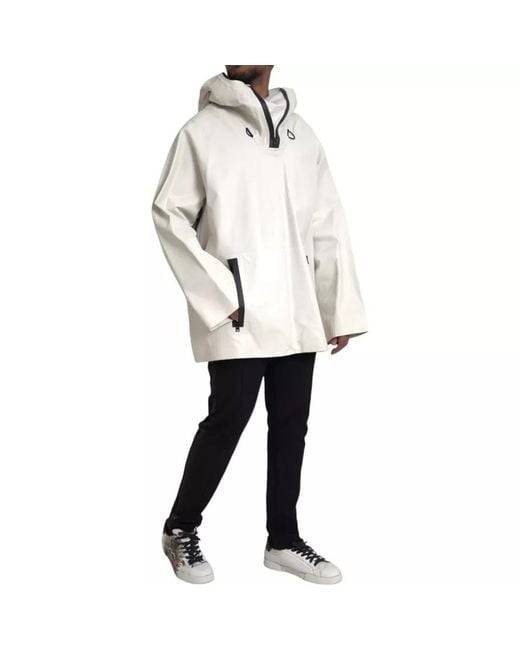 Bottega Veneta Gray Leather Waterproof Jacket Blouson for men