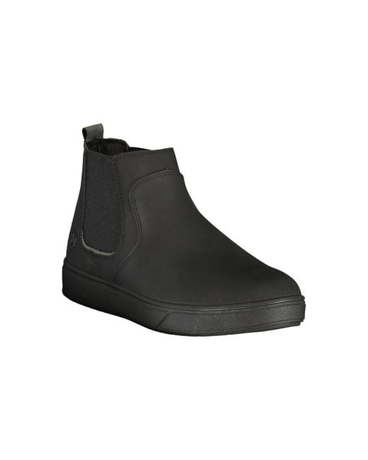 Lumberjack Black Polyester Ankle Boots for men