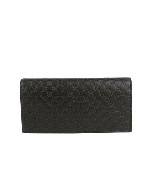 Gucci Microssima Leather Wallet With Id Window 449245 2044 in Brown for ...