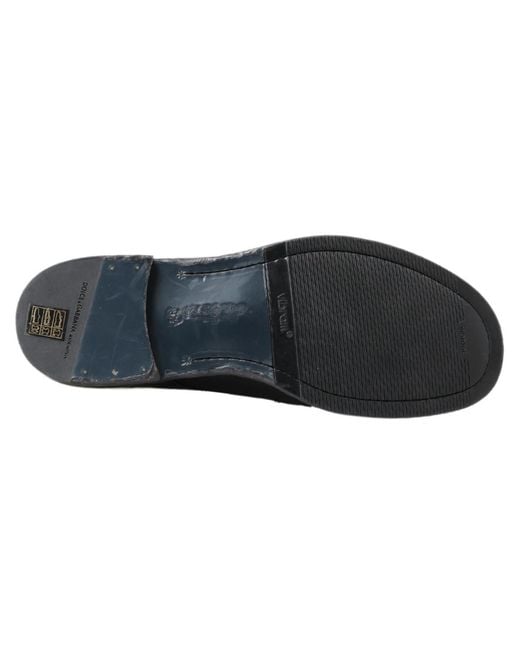 Dolce & Gabbana Black Horse Leather Perugino Boots for men