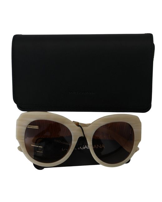 Dolce & Gabbana Black Chic Acetate Sunglasses